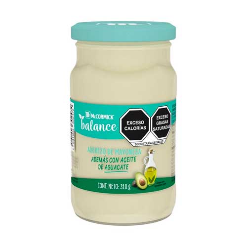 mayonesa mccormick con aceite de aguacate